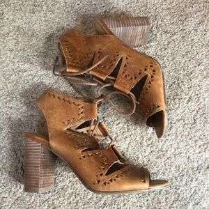 Open-Toe Heeled Bootie/Sandal - Lucky Brand - 6M